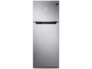 [Cliente Ouro + Cupom] Geladeira/Refrigerador Samsung Frost Free Inverter - Duplex Inox Look 460L PowerVolt Evolution RT46