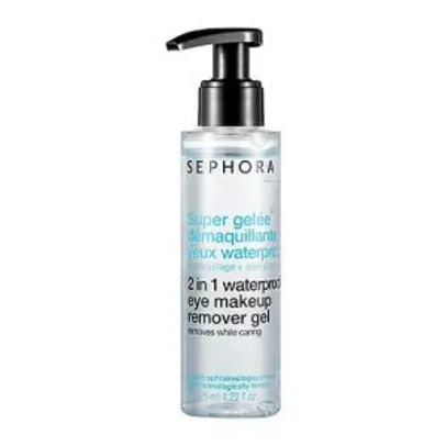 Demaquilante 2-in-1 Waterproof Eye Makeup Remover Gel - Sephora Collection - R$37