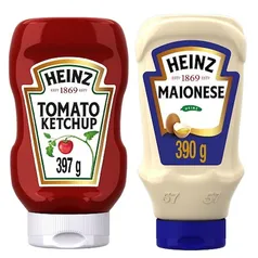 Kit 1 Kechup Heinz Tradicional 397g  + Maionese Heinz 390g