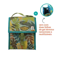 BOLSA TÉRMICA CONGELÁVEL LANCHEIRA TROPICAL - OIKOS