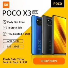 POCO X3 NFC 6/128GB - Versão Global | R$1.386