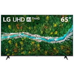 Smart TV 65" LG 4K UHD 65UP7750 Google, Alexa e Smart Magic