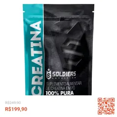 Creatina Monohidratada 1Kg - 100% Pura Importada - Soldiers Nutrition