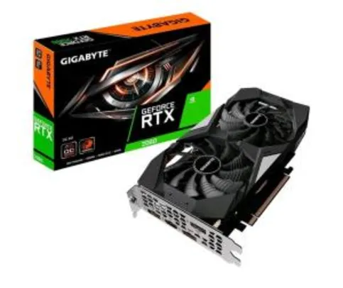 Placa de Vídeo Gigabite RTX 2060 6GB GDDR6 192Bits | R$3.115