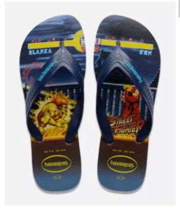 Havaianas (Nostalgia) Street Fighter - 37 até 42 | R$40