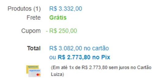 Imagen na descrição da promoção