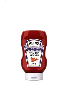 (C. OURO) Ketchup Heinz Bacon e Cebola Caramelizada | R$5,30