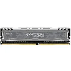 Memória Crucial Ballistix Sport LT, 8GB, 2666MHz, DDR4, Cinza -R$205