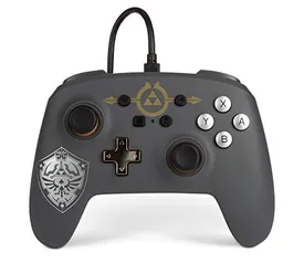 Powera 1518384-01 Controle P/ Nsw Wired Controller Zelda - Hylian Shield - Nintendo Switch