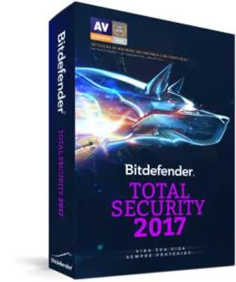 90 dias grátis - Bitdefender Total Security 2017 - 5 dispositivos