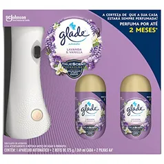 glade Desodorizador Glade Automatic Spray Aparelho Com 2 Refis Lavanda E Baunilha 269 Ml