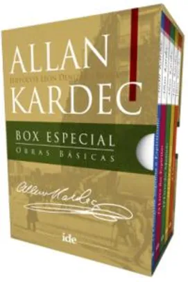 (frete grátis) Box Especial Alan Kardec - 5 Volumes - com cupom R$31