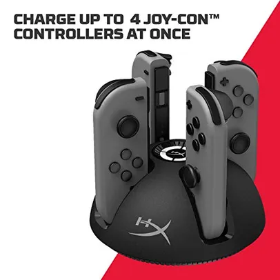 [Prime] HyperX ChargePlay Quad - Carregador para Joy-Con | R$100