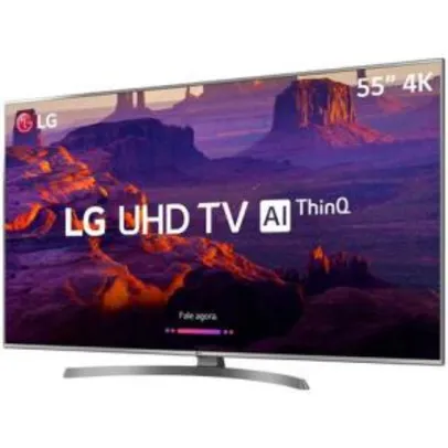 Smart TV LED PRO 55'' Ultra HD 4K LG 55UM 761 4 HDMI 2 USB Wi-fi Conversor Digital | R$ 2.564