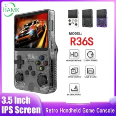 [Taxas Inclusas/R$149 Moedas App] Console Retrô Portátil R36S