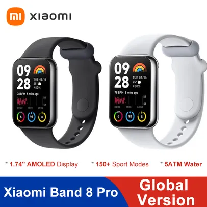 [IMPOSTO INCLUSO/MOEDAS] Xiaomi-Smart Band 8 Pro GPS Versão Global #Aliexpress🇨🇳