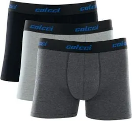 [PRIME] Kit 3 Cuecas Boxer Básico, Colcci, Masculino | R$70