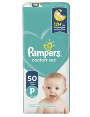 Fralda Pampers Confort Sec Tamanho P COM 50 | R$37