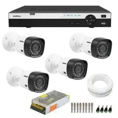 [Bug] Kit De Câmeras De Segurança - Dvr Intelbras 8 Ch 3008 Hdcvi Full Hd + 4 Câmeras Infra Vhd 1220b Ir - R$148