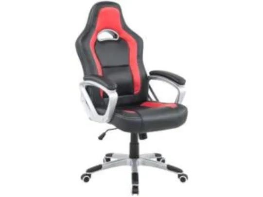 Cadeira Gamer Travel Max - Preta e Vermelha | R$ 570
