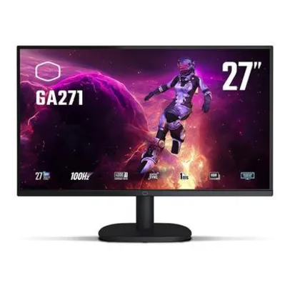 Monitor Cooler Master Ga271, 27 Polegadas, Wqhd, Va, Hdr10, 100hz, 1ms, Srgb