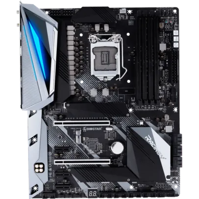 Placa Mãe Biostar Racing Z490GTA EVO, Chipset Z490, Intel 1200, ATX, DDR4