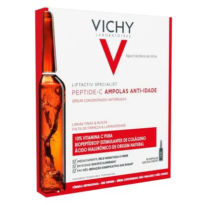 Vichy Liftactiv Specialist Peptide-C Ampolas Antienvelhecimento 10 Unidades | R$80