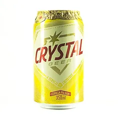 8unid -Cerveja Crystal, Pielsen, Lata, 350ml 