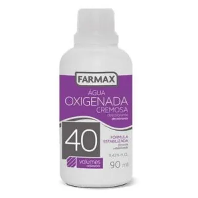 Água Oxigenada Farmax 40 Volumes 90ml por R$ 1