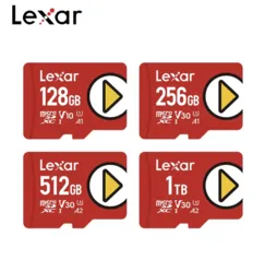 Cartão MicroSD Lexar entre 128GB até 1TB