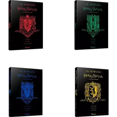 Harry Potter e A Pedra Filosofal Capa Dura – Grifinória – Exclusivo