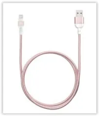 Cabo USB para iPhone, iPod e iPad Adam Elements Rose Gold por R$ 12