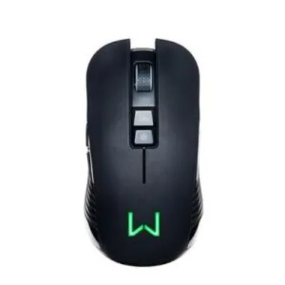 Mouse Sem Fio Gamer Warrior, 3600DPI, LED, 7 Botões - MO280 | R$107