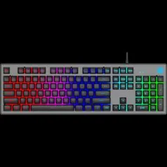 Teclado Gamer HP K500F, Led RGB, Black