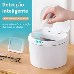 [Do Brasil-App-Moedas R$41,14] Lixeira inteligente com sensor automático