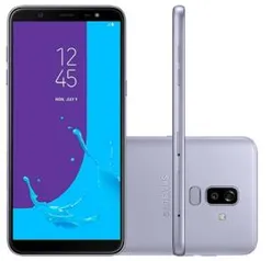 Smartphone Samsung Galaxy J8 64GB Dual Chip Android 8.0 Tela 6" Octa-Core 1.8GHz 4G Câmera 16MP F1.7 + 5MP F1.9 (Dual Cam) - Prata | R$1.099