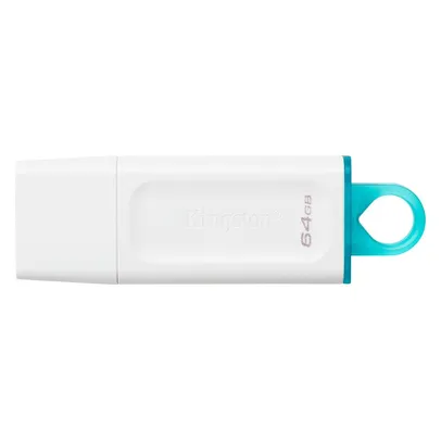 Pen Drive 64GB DataTraveler Exodia Kingston, USB 3.2, Branco - KC-U2G64-5R