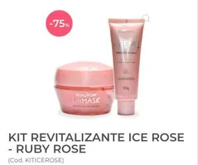 Kit revitalizante ice rose - ruby rose - R$10