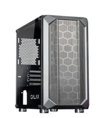 Gabinete Gamer Galax Nebulosa, Mini Tower, Vidro Temperado, Sem Fan, Black, Sem Fonte, GX700