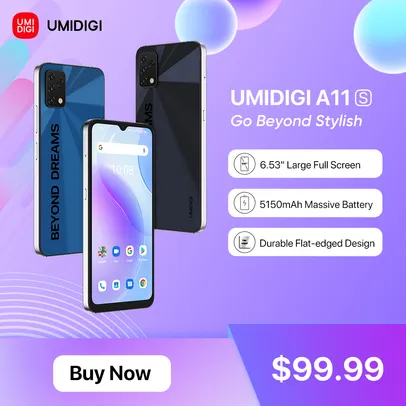 Smartphone Umidigi A11S  4GB RAM / 64GB Armazenamento