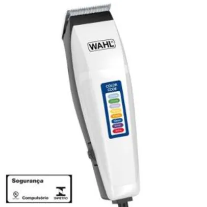 Máquina de Cortar Cabelo Wahl Clipper Color 10 Pentes - R$110