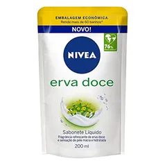 [Prime / Super] NIVEA Sabonete Líquido Refil Erva Doce 200ml