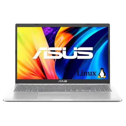 Foto do produto Notebook ASUS Vivobook 15 X1500EA-EJ3671 Intel Core i5 1135G7 2,4 GHz 16Gb Ram 512Gb Ssd Linux Endless OS 15,6 Led Fhd Iris Xe Prata Metálico