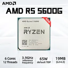 Processador Ryzen 5 5600g AM4 GPU integrada NOVO