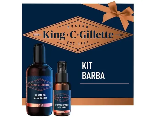 [Do Brasil- Magalu] Kit de Produtos para Barba Gillette 