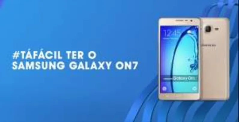 [Submarinio] Smartphone Samsung Galaxy On7 Dual Chip Android 5.1 Tela 5.5" 8GB 4G 13MP - Preto - R$647