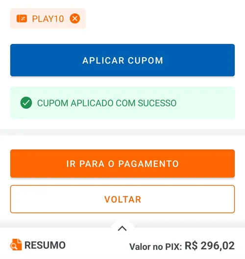 Imagen na descrição da promoção