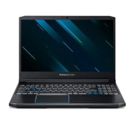 (AME) Notebook Gamer Acer Predator Helios 300 PH315-52-7210 RTX2060 Tela 144hz Ci7 16GB SSD 256GB HD 2TB Win10