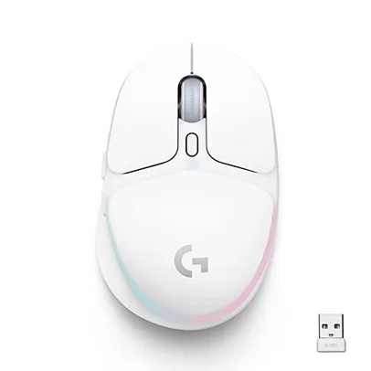 Mouse Gamer Sem Fio Logitech G705 LIGHTSPEED com RGB LIGHTSYNC, Design Compacto, 6 Botões Programáve