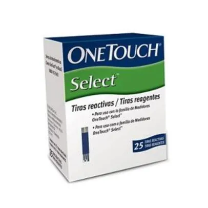 Tiras Reagentes One Touch Select - 25 unidades | R$25